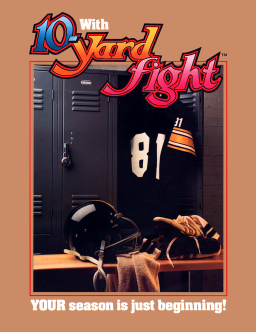 10-Yard Fight '85 (US, Taito license) Arcade Game Cover